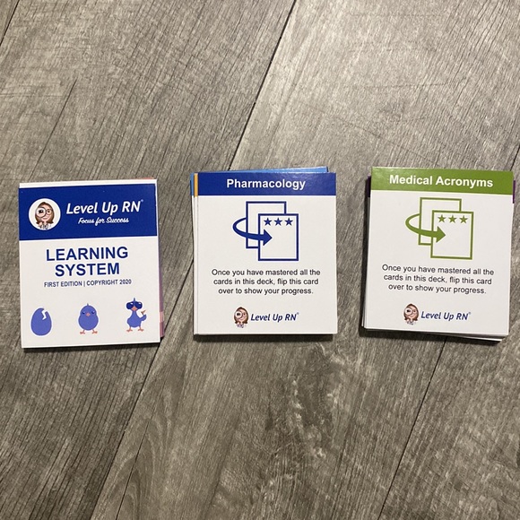 Level Up RN learning system flash cards - Picture 2 of 2